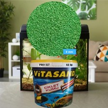 Vitasand PRO-127 2mm Akvaryum Kumu Yeşil Kum 8.5kg
