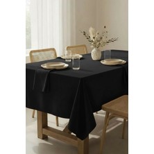 Kadife Dokulu Premium Düz Polyester Dertsiz Masa Örtüsü