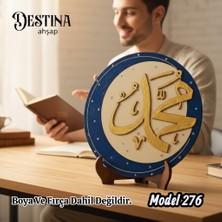 Destina Ahşap  Mandala Boyama Seti- Ekonomik Seri- Eko MODEL276