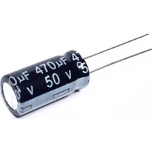 470UF 50V Elektrolitik Kondansatör 10X20 5mm 105C 10 Adet(Pcs)