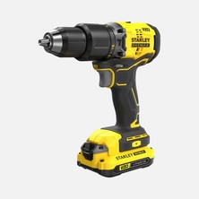 Stanley SBD715D2A 18V 60 Nm 2AH Çift Akülü Kömürsüz Darbeli Matkap