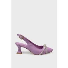 Kanuga Kadın Topuklu Ayakkabı Lila BB2023-11