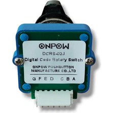 ONPOW 02J Cnc Rotary Switch Cnc Makinaları Çoklu Pozisyon Döner Anahtar