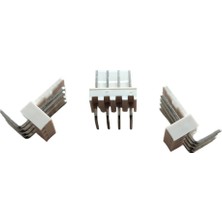 Konnektör 4pin 90C Erkek(Male). 2.54MM 10 Adet (Pcs)