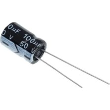 100UF 50V Elektrolitik Kondansatör 8X12MM 105C 10 Adet(Pcs)