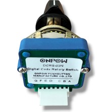 ONPOW 02N Cnc Rotary Switch Cnc Makinaları Çoklu Pozisyon Döner Anahtar