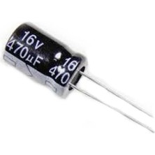 470UF 16V Elektrolitik Kondansatör 8X12 105C 10 Adet(Pcs)