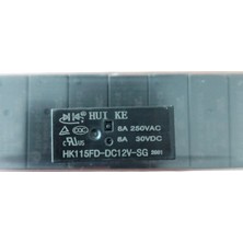 Huike Dc 12V 8A Çift Kontak Role 8 Pin