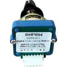 ONPOW 01J Cnc Rotary Switch Cnc Makinaları Çoklu Pozisyon Döner Anahtar