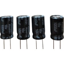 1000UF 16V 5ADET(PCS) Elektrolitik Kondansatör 10X16 5mm 105C