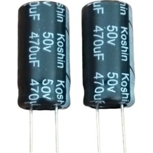 Arduino 470UF 50V 10X20 5mm Elektrolitik Aliminyum Kondansator 10(Pcs) Adet Paket