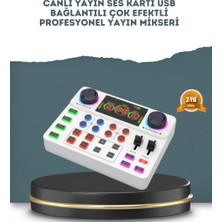 Gürültü Engelleme Özellikli Canlı Yayın Ses Kartı Midastech