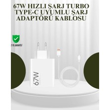 67W Güçlü Şarj Adaptörü ve Turbo Kablo Uzun Ömürlü Dayanıklı Tasarım Midastech