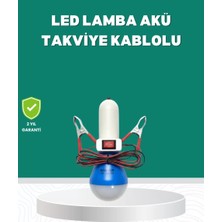 Aküden Çalışan 12V LED Ampul Taşınabilir Kullanım Midastech