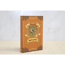 Harry Potter Hufflepuff Deri Defter Midastech