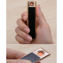 Rüzgar Geçirmez Elektronik Çakmak – Modern Tasarım, Metal Gövde Midastech