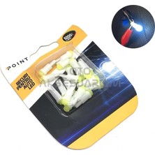 T5 Ampul Iç Gösterge Ledi Ultra Parlak 20'li Takım Beyaz Midastech