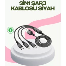 Hızlı Şarj Destekli Çoklu Şarj Kablosu – Seyahat ve Günlük Kullanım Midastech