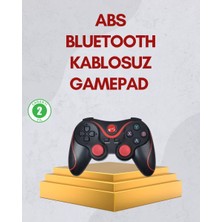 Ergonomik Tasarımlı Kablosuz Bluetooth Gamepad Titreşimli Midastech