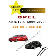 MFK Opel Astra J / K  (2009-2020)  Araca Özel Silecek Ön Iki