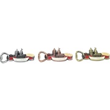 Metal Istanbul Temalı Yöresel Magnet Açacak Model 3 Midastech