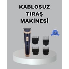 MidasTech Çelik Bıçaklı Unisex Şarjlı Tıraş Makinesi – Sessiz Motor, Kablosuz ve Ayarlanabilir Midas