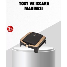 Tost Makinesi Ev Tipi Pratik Kullanım 4 Tost Kapasiteli Midastech