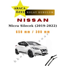 MFK Nissan Micra  (2019-2022) Araca Özel Silecek Ön Iki