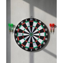 Ev ve Oyun Alanları Için Dart Tahtası 12 Inç 4 Dart Oku Dahil Midastech