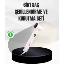 6 Başlıklı Hızlı Kurutma ve Bukle Şekillendirme Seti Midastech