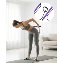 Pilates Bar Direnç Aleti Duruş Geliştirici ve Kas Güçlendirici Midastech