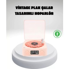 Gece Lambası Stereo Bluetooth Hoparlör Dijital Saat Su Dalgası Efektli 3-Ü-1 Cihaz Midastech