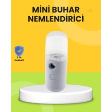 MidasTech Kablosuz Şarjlı Buharlı Nemlendirici – Enerji Tasarruflu Taşınabilir Cilt Bakım Cihazı Mida