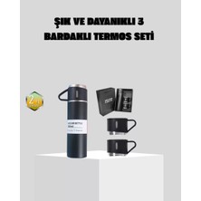 MidasTech Paslanmaz Çelik 500 ml Termos Seti – 8 Saat Isı Koruma, Vakumlu, Sızdırmaz ve Taşınabilir Mi