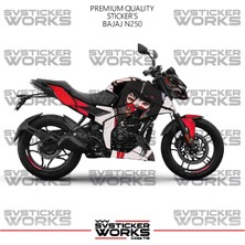 Sv Sticker Works Bajaj N250 Kaplama Sticker Katana Girl Design Motor Kaplama Modeli Hazır Kit Tüm Modeller Uyumlu