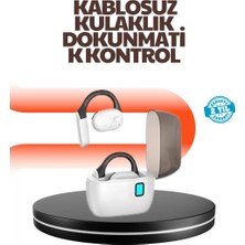 MidasTech Bluetooth 5.0 Kulak Içi Kulaklık – Güçlü Bas, Uzun Pil Ömrü, Şarj Kutulu Tasarım Midaste