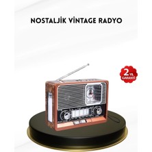 Nostaljik Radyo – Şık Dekoratif Tasarım ve Güvenli 2 Yıl Garanti Midastech