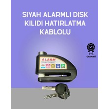 Yüksek Sesli 110DB Çelik Disk Kilidi Su Geçirmez Midastech
