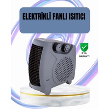 Fanlı Oda Isıtıcısı Termostat Kontrollü Soğuk Hava Üfleme Modu Midastech