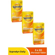 Supradyn Daily 30 Efervesan Tablet x 3 Adet