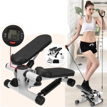 Ipli Fitness Stepper Egzersiz Aleti Total Body Twister Crosstep Step Siyah