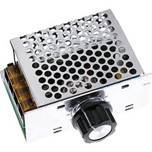 220V 4000W Dimmer Scr Ac Motor Hız Devir Kontrol Elektrikli Fırın Rezistans Su Isıtıcı Lamba Işık Parlaklık Fan Voltaj Regülatörü