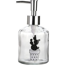 Sıvı Sabunluk,kaktüs 2 Desen 300ML 7,6X15,5CM