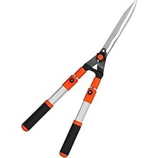 Bahçe Çit Makası Alüminyum Saplı Budama Budayıcılar, Karbon Çelik Bıçaklar, Ağır Hizmet Yumuşak Tutma Saplı, Manuel Düzeltici