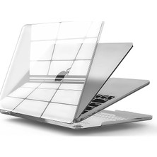 MacBook Pro M1 / M2 13'' ile Uyumlu Sert Polikarbonat Koruyucu Kılıf (A1706/A1708/A1989/A2159/A2251/A2289/A2338) (Super Şeffaf)