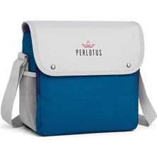 Soğuk Sıcak Tutan Yalıtımlı Izolasyonlu Yiyecek Içecek Çantası Termal Termos Buz Aküsü Hediyeli Mavi