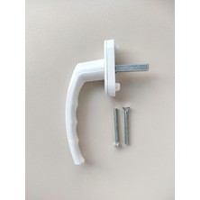 Pimapen Pencere Kolu Balkon Sürme Kapı Kolu (2, Beyaz)