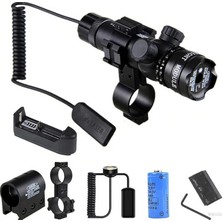 Taktik Ayarlanabilir Yeşil Lazer Sight Dot 532NM Ray Dağı Ile, Kapsam Dağı Lazer Kapsam Şarj Edilebilir Pil Ile, Şarj Av Için Basınç Anahtarı, Çekim, Açık Hava Etkinlikleri.