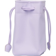 Instax Mini 12 11 10 9 ve Tüm Instax Mini Makineler ile Uyumlu Büzgülü Kılıf Mor