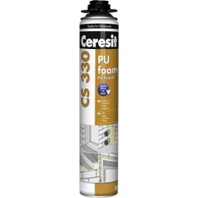 Cs 330 Pu Köpük, Kapı ve Pencere Kasalarını Sabitleyen Poliüretan Köpük, Boşlukları Dolduran Yalıtım Köpüğü, Elektrik ve Su Tesisat Yalıtım Malzemesi, 1X650G